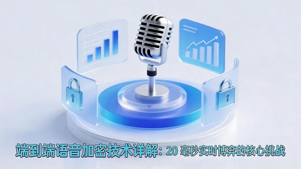 小奥说 | 端到端语音加密技术详解:20 毫秒实时博弈的核心挑战 1 End to end voice encryption